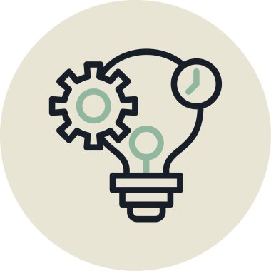 Yenilik Süreç Çemberi, Vektör İllüstrasyonu