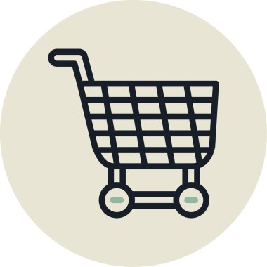 Alışveriş arabası çizimi