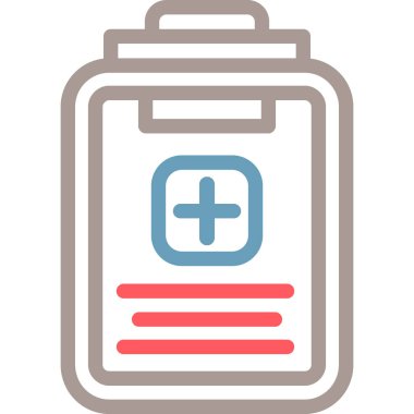 İlaç simgesinin vektör illüstrasyonu