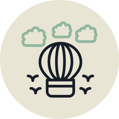 Bir simgenin vektör illüstrasyonu