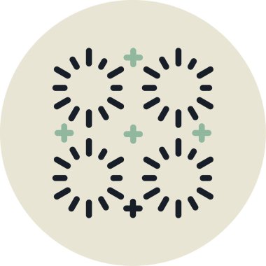 Modern b 'nin vektör illüstrasyonunda müziğin eksik simgesi