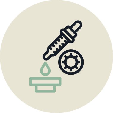 Modern simgenin vektör illüstrasyonu