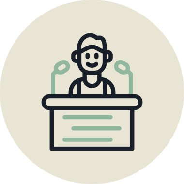 Modern insanların vektör illüstrasyonu