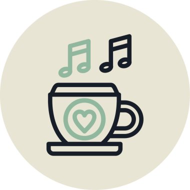 kahve fincanı vektör simgesi