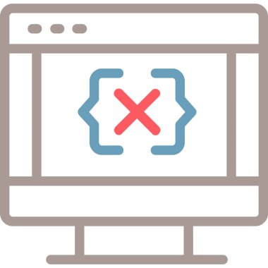 Web tasarım simgesi, vektör illüstrasyonu