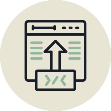 veri analiz vektörü simgesi