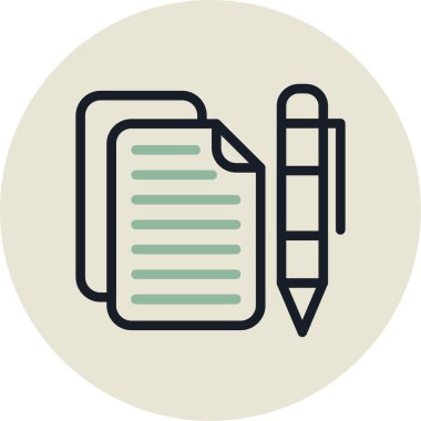 Modern bir simgenin vektör illüstrasyonu