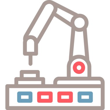 Sektör simgesi, vektör illüstrasyonu