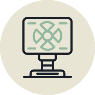 Radyasyon İşareti Çemberi, Vektör Resimleri