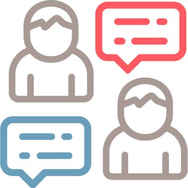 İnsan simgesinin vektör illüstrasyonu