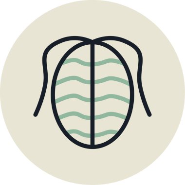 Çizgi film simgesinin vektör illüstrasyonu