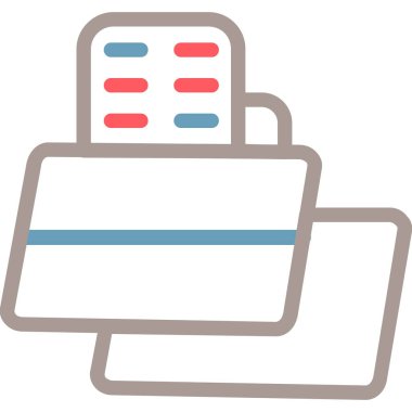 Dosya. Web simgesi vektör illüstrasyonu