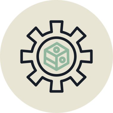 Vektör simgesi modern basit vektör illüstrasyonu ayarlanıyor