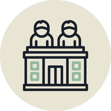 İnsan simgesinin vektör illüstrasyonu