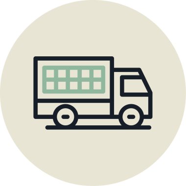 kamyon simgesi çizimi