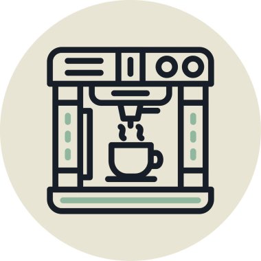 makine kahve makinesi simgesi