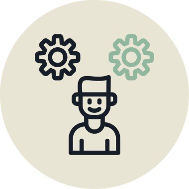 seo modern simgesinin vektör illüstrasyonu