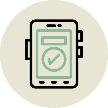 Akıllı saat. Basit resimleme