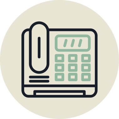 Bir hesap makinesi vektör simgesi