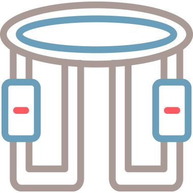 davul simgesi vektör illüstrasyonu