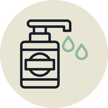 Su. Web simgesi basit illüstrasyon