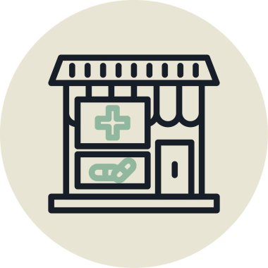 Alışveriş. Web simgesi basit illüstrasyon