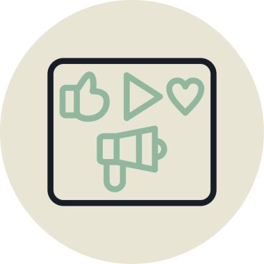 seo modern simgesinin vektör illüstrasyonu