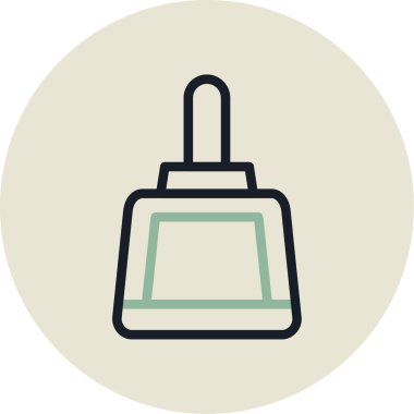 Zil. Web simgesi basit illüstrasyon