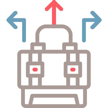 Basit web arayüzü simgesi, vektör illüstrasyonu