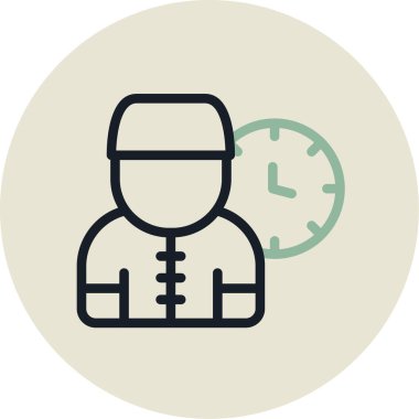 Bir adamın vektör illüstrasyonu