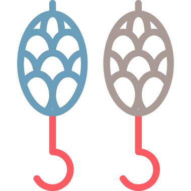 Yiyecek ve içecek işaretinin vektör çizimi