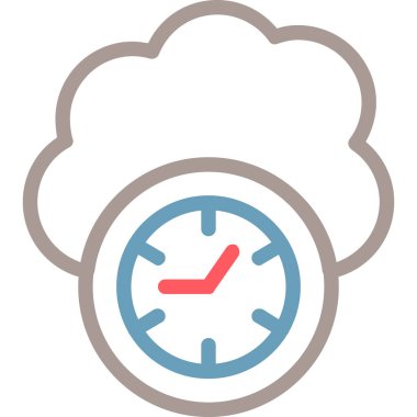 bulut simgesi vektör illüstrasyon tasarımı