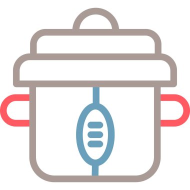 yiyecek ikonu vektör illüstrasyonu