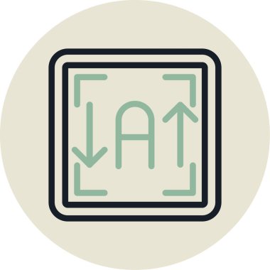 Yol simgesi, vektör illüstrasyonu