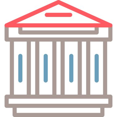 Banka oluşturma vektör simgesi