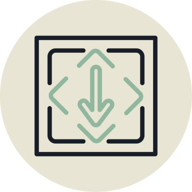 vektör ok simgesi illüstrasyonu