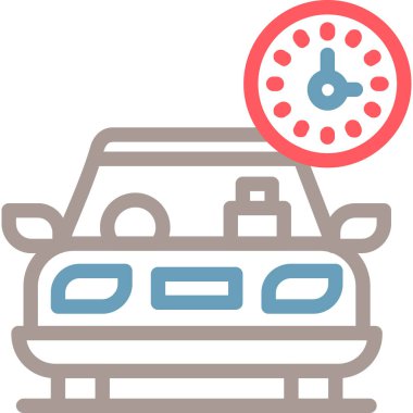 araba simgesi modern vektör illüstrasyonu