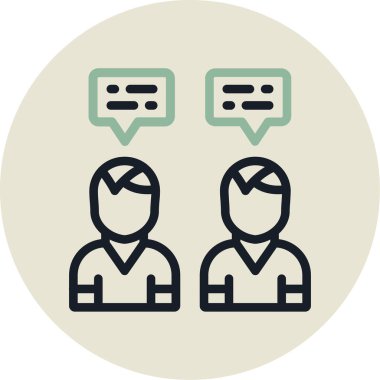 İş ve finans simgesinin vektör illüstrasyonu