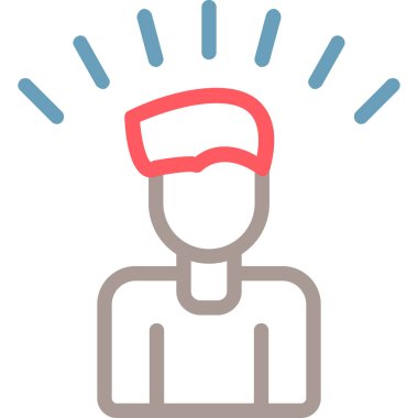 avatar erkek simgesi ana hatları biçiminde