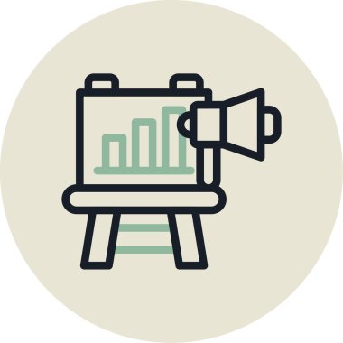 Seo simgesinin vektör illüstrasyonu