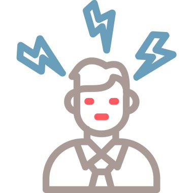 Baş ağrısı ağrı ikonu