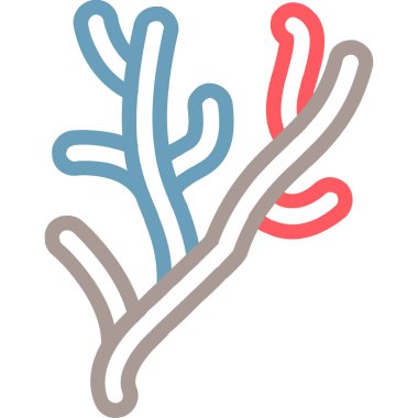 Bir çiçek simgesinin vektör illüstrasyonu