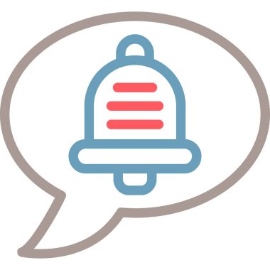 İleti Bildirimi Satırı Çokrenkli, Vektör İllüstrasyonu