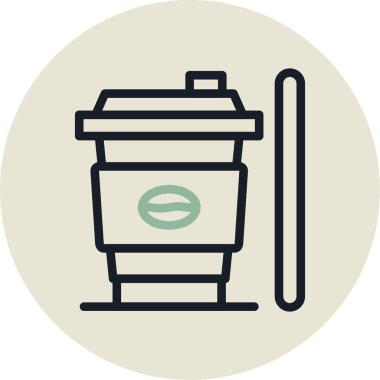 Vektör kahve makinesi simgesi