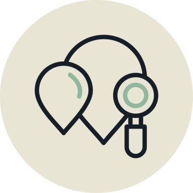 seo modern simgesinin vektör illüstrasyonu