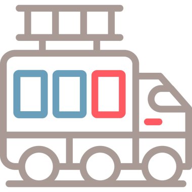 - Araba. Web simgesi basit illüstrasyon