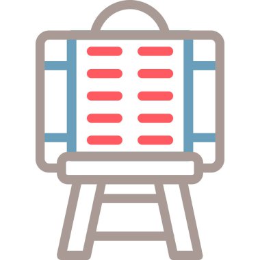 sandalye simgesi çizimi