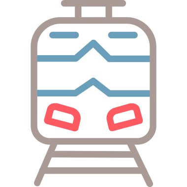 tren. Web simgesi basit tasarım