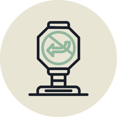 vektör simgesini durdur modern basit tasarım