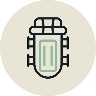 ampul simgesi vektör illüstrasyonu